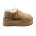 Женские ультра мини угги на платформе Ugg Ultra Mini Platform Chestnut 