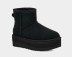 Женские мини угги на платформе UGG Classic Mini Platform Matte