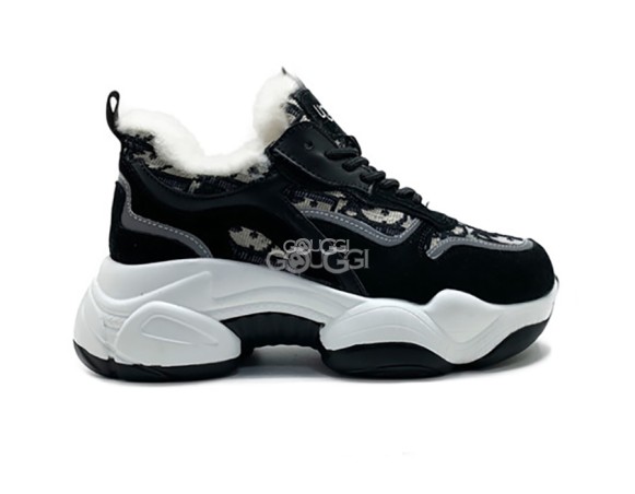 Женские кроссовки UGG Dior Stockton II Camel Black