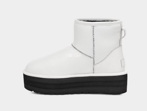Женские мини угги на платформе UGG Classic Mini Platform Matte