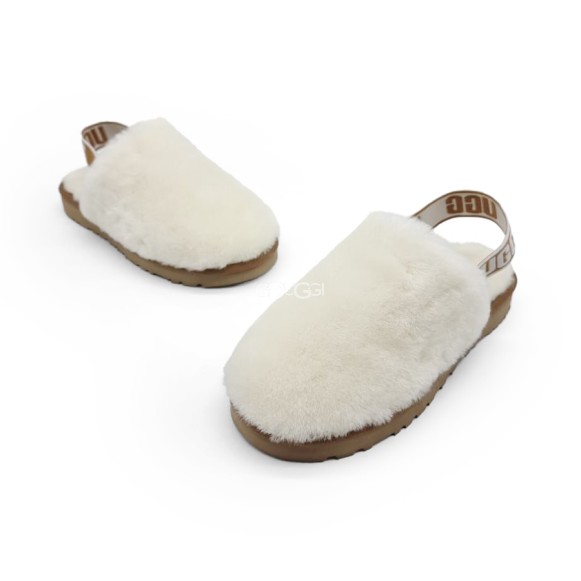 Женские сандалии Ugg Fluff Yeah Clog White