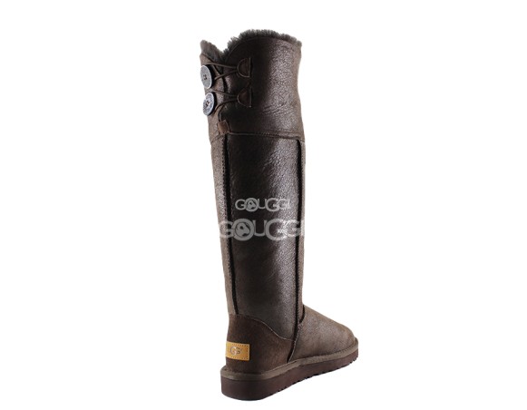 Женские высокие угги Classic Tall Metallic Skillful Wrestling Chocolate