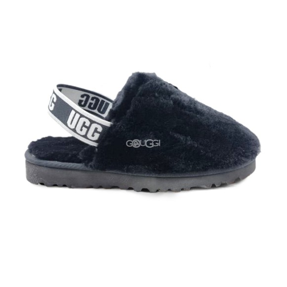 Женские сандалии Ugg Fluff Yeah Clog Black
