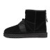 Мужские ультра короткие угги UGG Classic Ultra Mini Hybrid Strap Short Boots Black