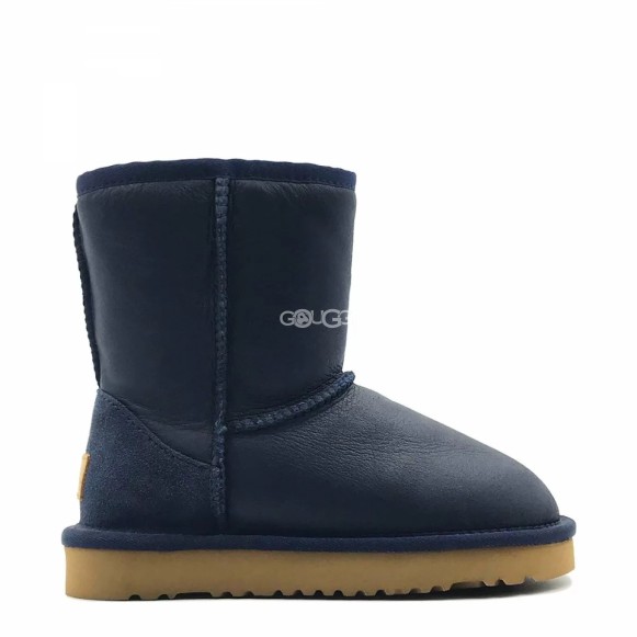Детские короткие угги Ugg Kids Classic Short Metallic Navy