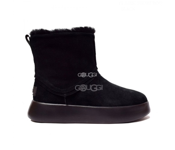 Женские короткие угги Classic Short Boom Bootie Black