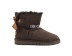 Женские мини угги с бантиками Mini Bailey Bow Chocolate II