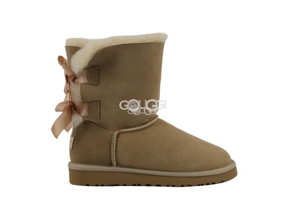Женские угги с бантиками Bailey Bow Sand II
