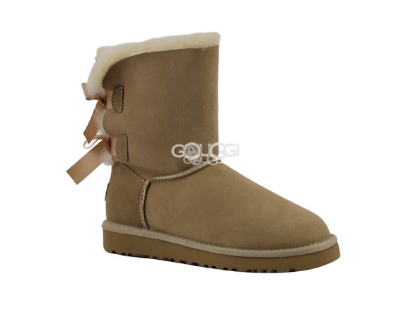 Женские угги с бантиками Bailey Bow Sand II