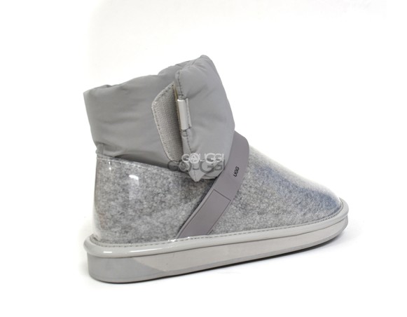 Женские прозрачные угги Clear Quilty Boots Grey