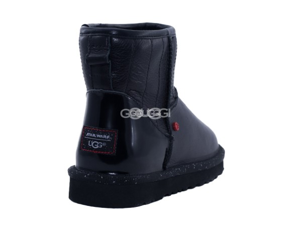Женские мини угги Classic Mini Star Wars Black