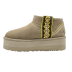 Женские мини угги на платформе Classic Ultra Mini Braid Plat Boot Sand