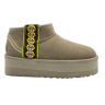 Classic Ultra Mini Braid Plat Boot Sand