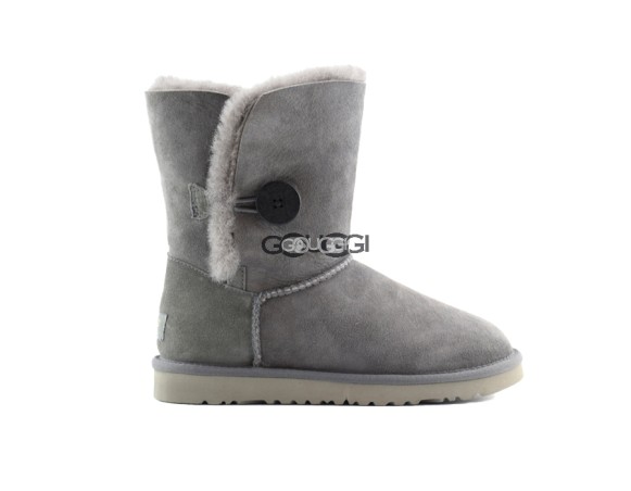 Женские угги с пуговицей Bailey Button Grey