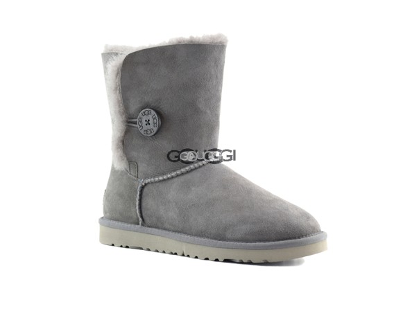 Женские угги с пуговицей Bailey Button Grey
