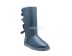 Женские высокие угги с бантиками Bailey Bow Tall Metallic Grey