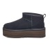 Женские ультра мини угги на платформе UGG Classic Ultra Mini Platform Eve Blue