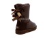 Женские угги с бантиками Bailey Bow Metallic Chocolate