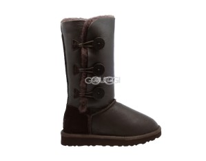 Bailey Button Triplet Metallic Chocolate