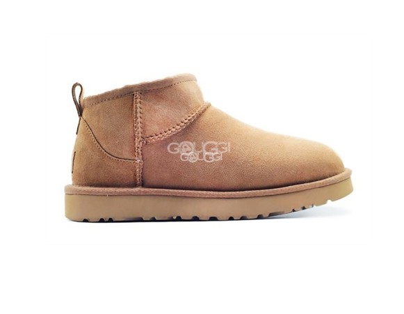 Женские ультра мини угги Ultra mini Chestnut