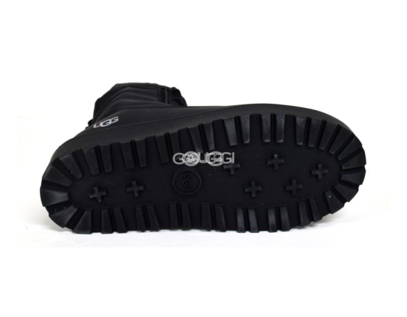 Женские мини угги Classic Mini Lace-Up Weather Black