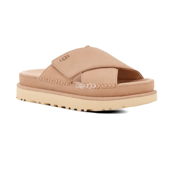 Женские шлепанцы Ugg Goldenstar Cross Sand