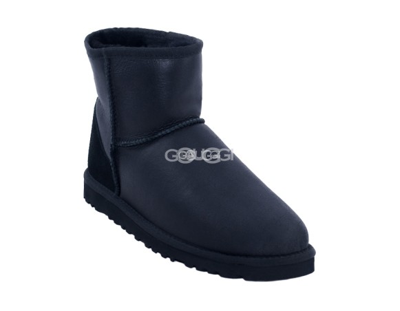 Мужские мини угги Classic Mini Metallic Black