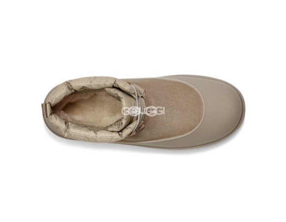 Женские мини угги Classic Mini Lace-Up Weather Dune