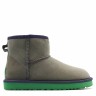 Ugg Classic Mini II Grey-Aqua