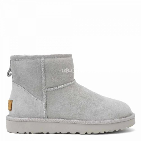 Женские непромокаемые мини угги Ugg Classic Mini II Grey-Violet