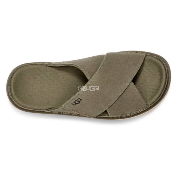 Женские шлепанцы Ugg Goldenstar Cross Green