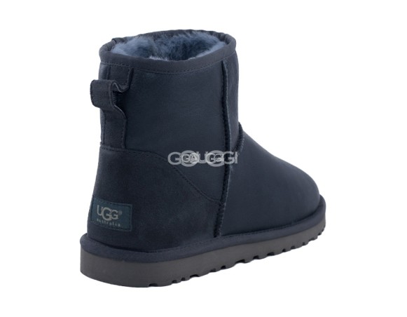 Мужские мини угги Classic Mini Metallic Grey