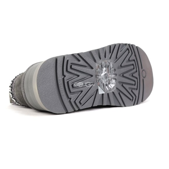 Женские угги на платформе Ugg Tazz Knit Grey