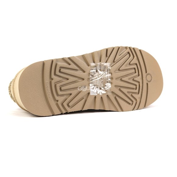 Женские угги на платформе Ugg Tazz Knit Mustard Seed