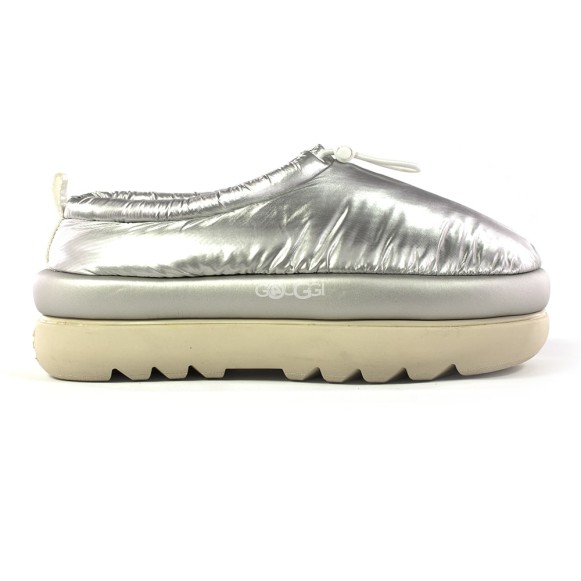 Женские дутики UGG Maxi Braid Clog Silver