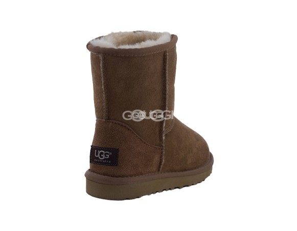 Детские короткие угги Kids Classic Short Chestnut