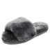 Женские тапочки Fluff Slide Slippers Dark Grey