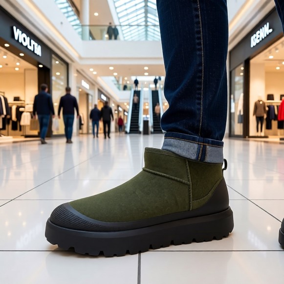 Мужские ультра мини угги UGG Men Ultra Mini Hybrid Forest Night
