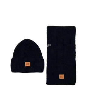 Ugg Chunky Rib Knit Beanie Sen Black
