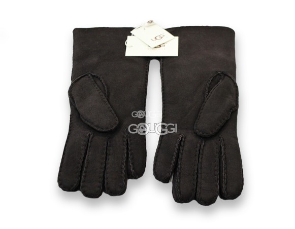 Женские удлиненные перчатки UGG Chocolate - 1027