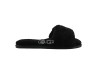 Fluff Slide Slippers Black