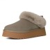 Женские слипоны на платформе Ugg Platform Tazzelle Moss Green