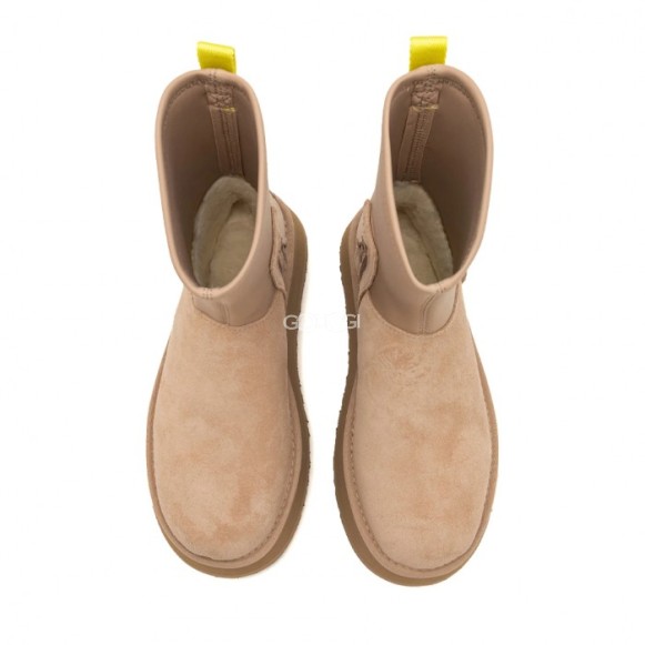 Женские угги  на платформе UGG Classic Dipper Sand