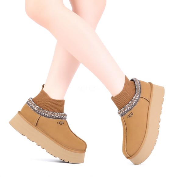 Женские слипоны Tazz Knit Chestnut