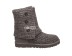 Женские короткие вязаные угги UGG Classic Cardy Grey