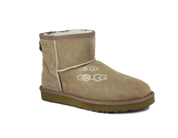 Женские мини угги Classic Mini 40:40:40 Sand