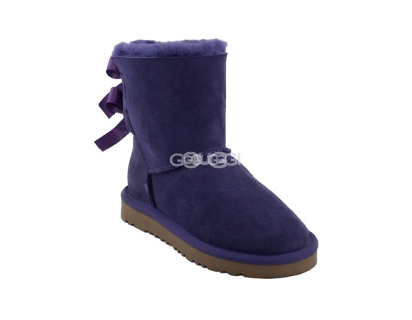 Детские угги с бантиками Kids Bailey Bow Violet 2