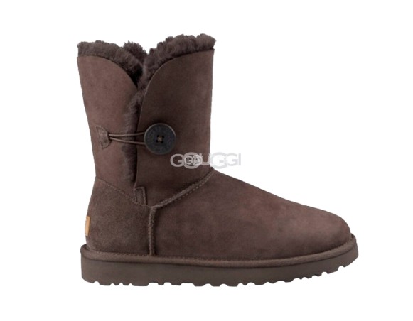 Женские угги с пуговицей Bailey Button Chocolate II