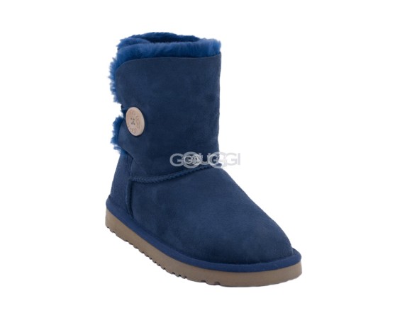 Детские угги с пуговицей Kids Bailey Button Navy