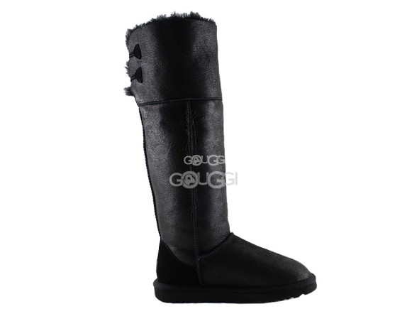 Женские высокие угги Classic Tall Metallic Skillful Wrestling Black